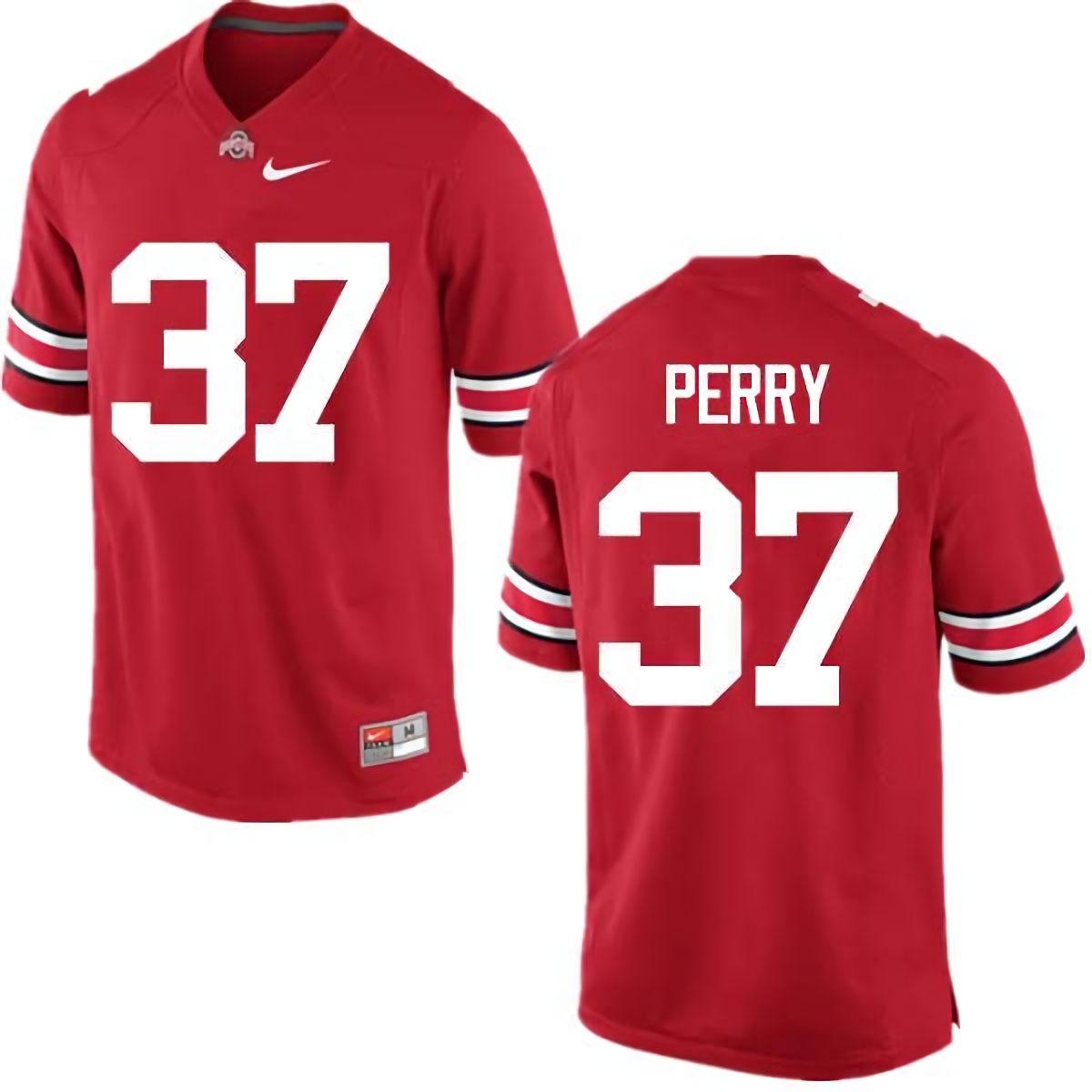Joshua Perry Ohio State Buckeyes Men's NCAA #37 Nike Red College Stitched Football Jersey UTJ3456ZH
